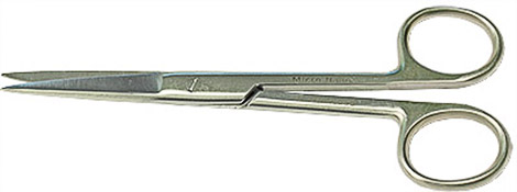 52-004333-EM-Tec S13 microscopy lab scissors-sharp tips-straight-130mm.jpg EM-Tec S13 microscopy lab scissors, sharp tips, straight, 130mm, 410 st. st.